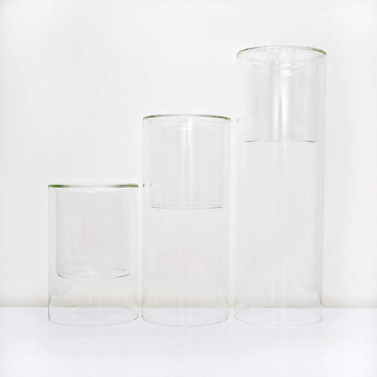 Hurricane Glass Candle Holders Set ZT191