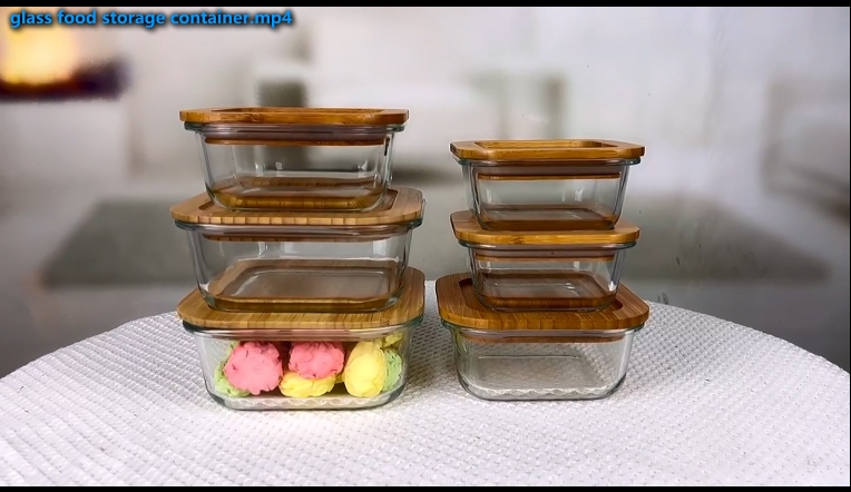 glass food storage container