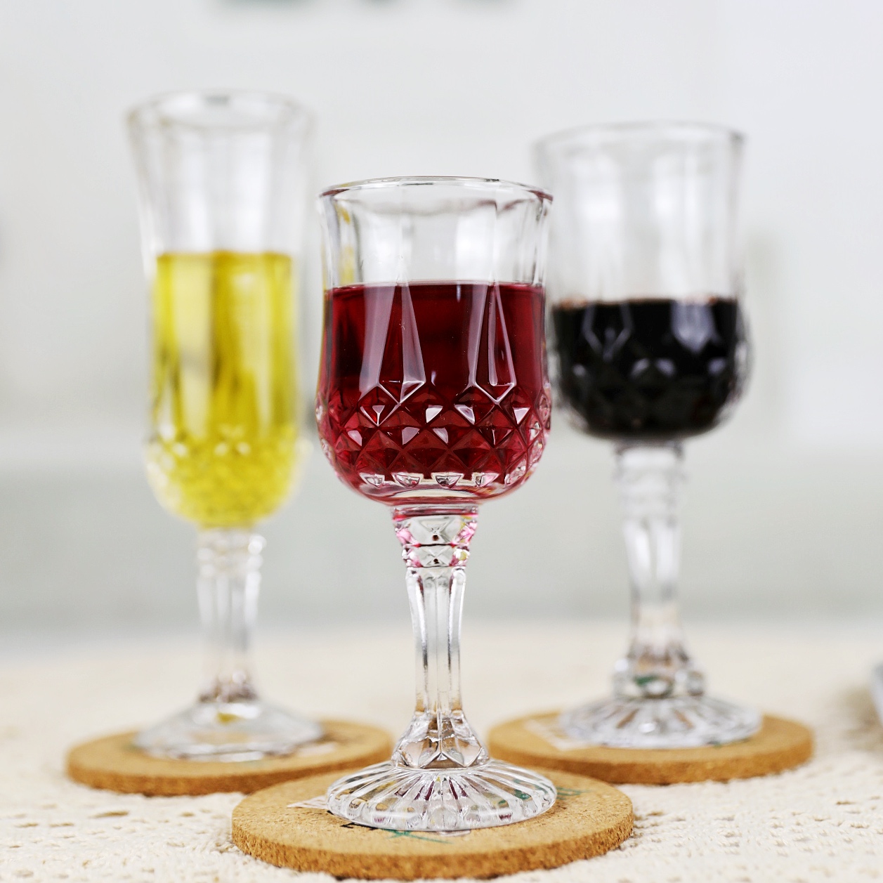 Luxury Embossed Goblet for Wedding