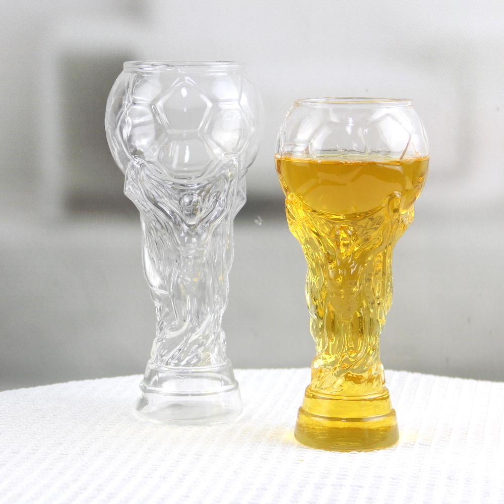Custom Glass Hercules Cup Shape Beer Mugs WSJ285