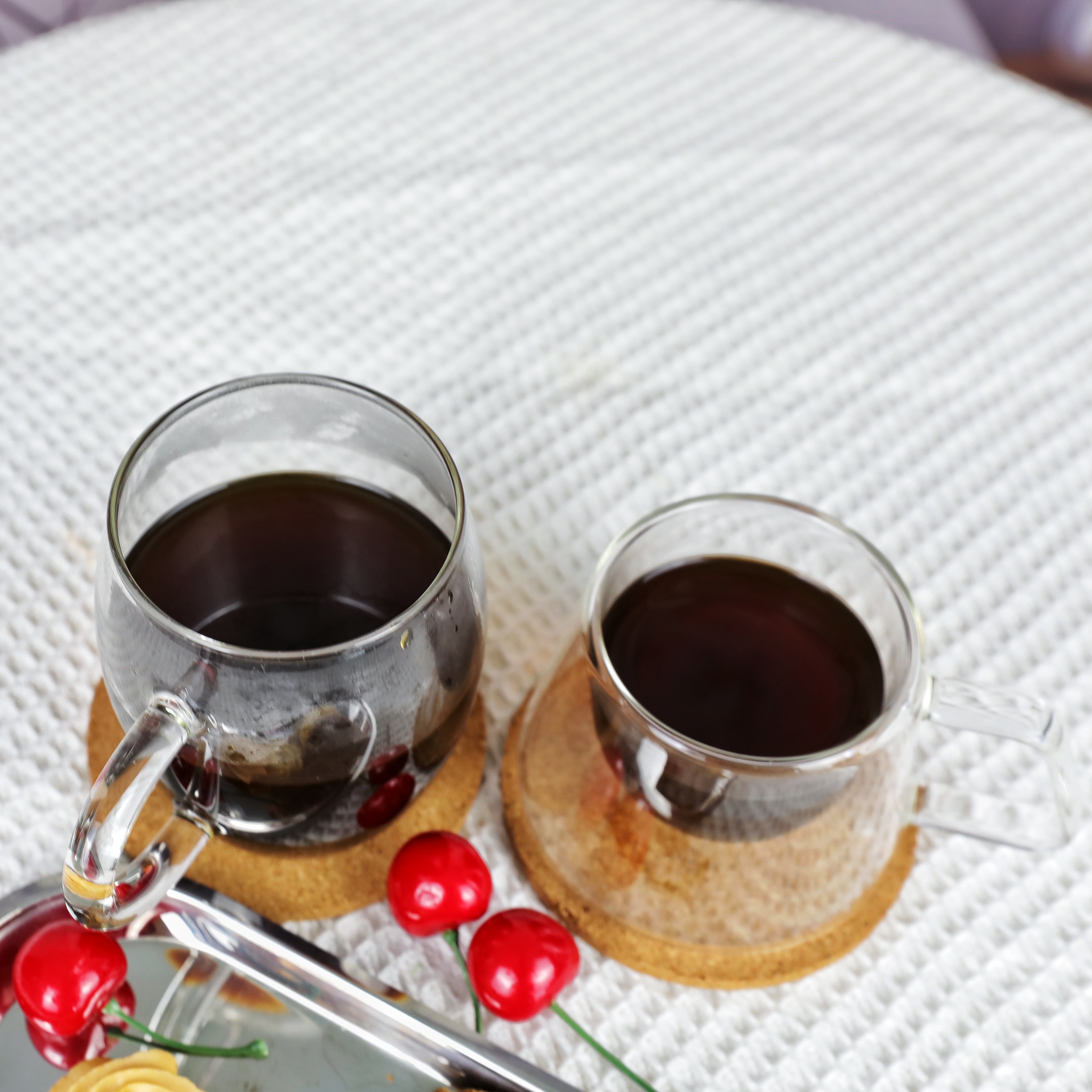 Double wall glass coffee cup WG293/WG294