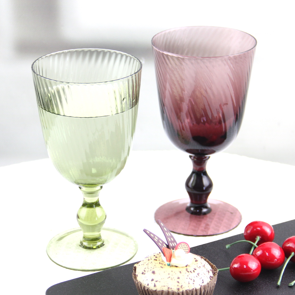 Colored crystal wine glasses set CXW1690