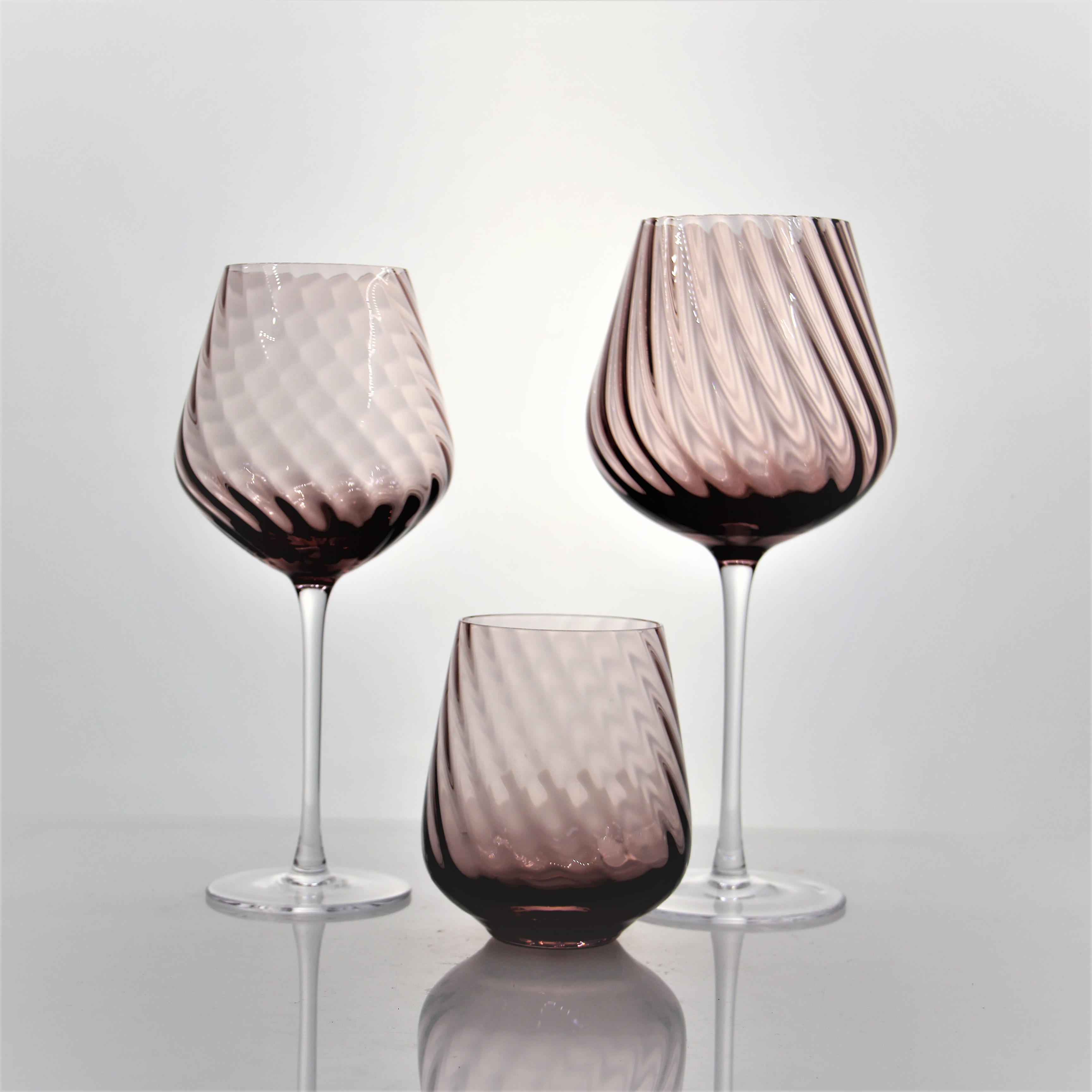 Luxury colored embossed goblet CXW1681