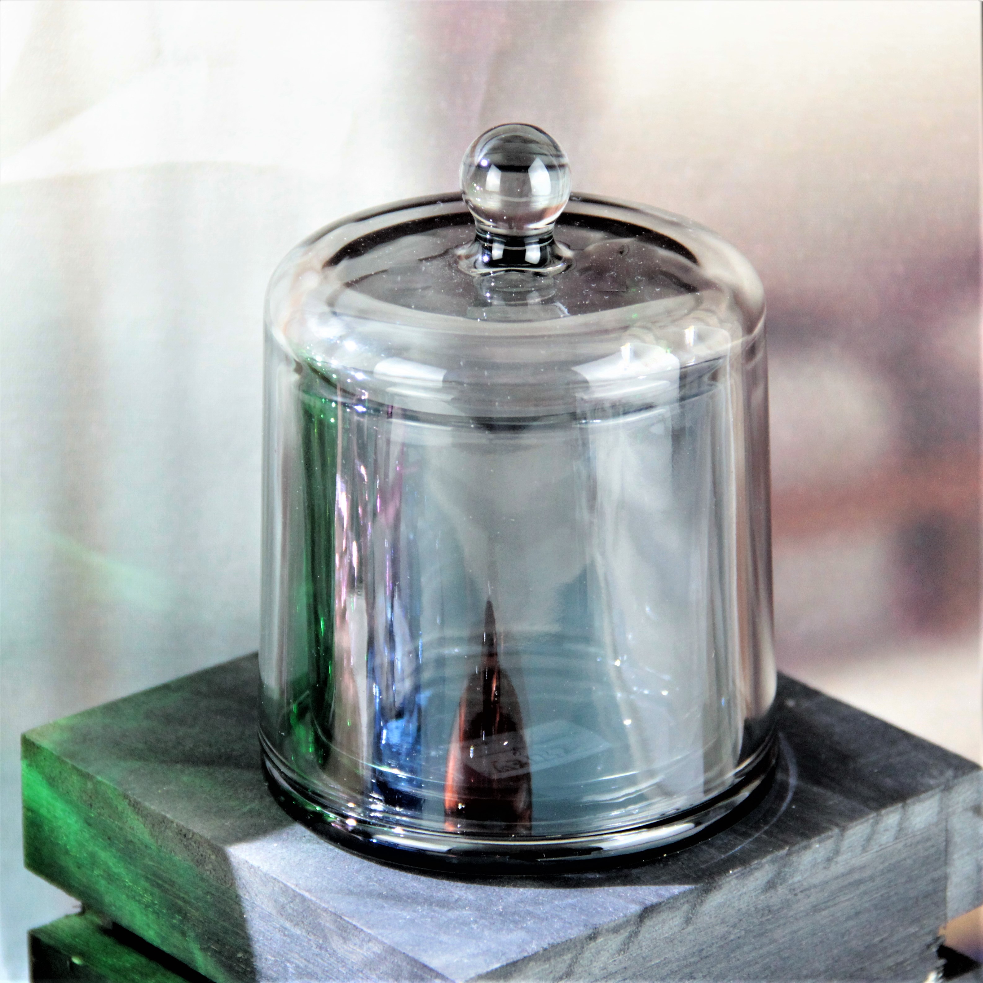 Coloured tealight glass candle jars ZT099