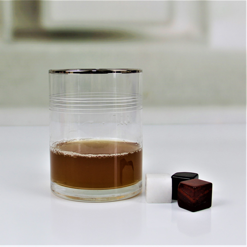 Engraved heavy premium small tasting whiskey crystal glass WG127