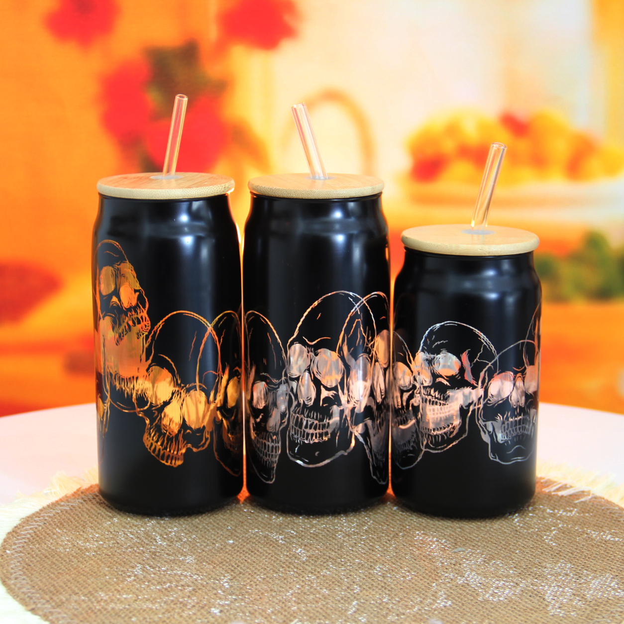 Halloween Tumbler Beer Can Glass GZ2200