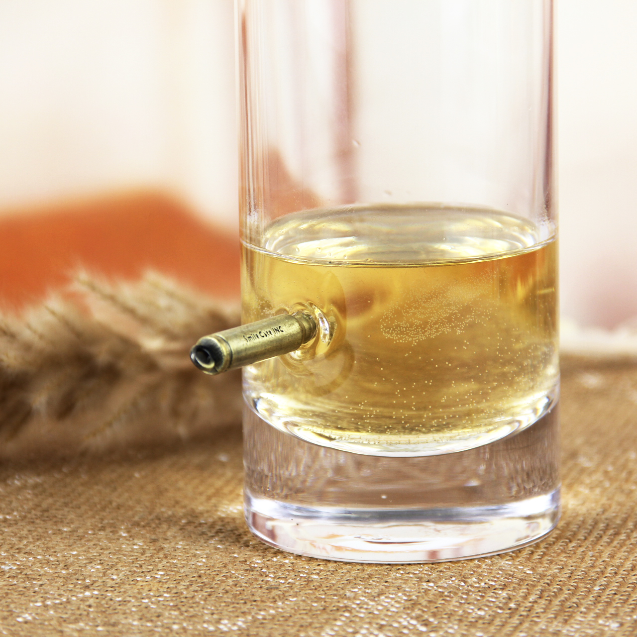 9oz Whiskey Glasses with Embedded Glass WG601