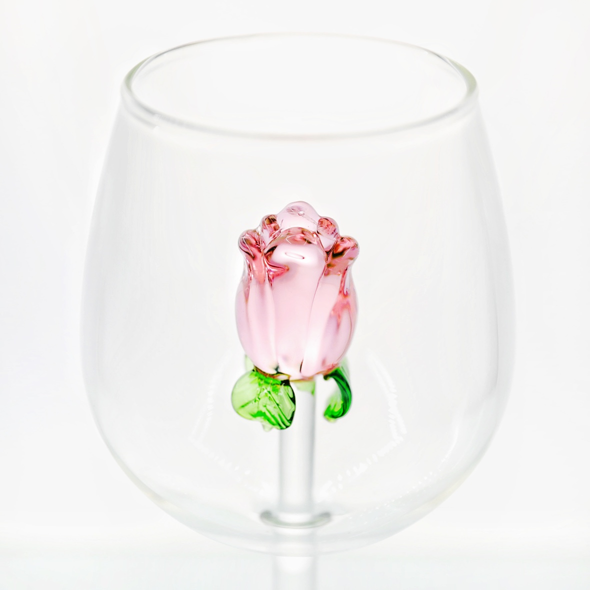 Creative Transparent Rose Wine Glass WSJ326