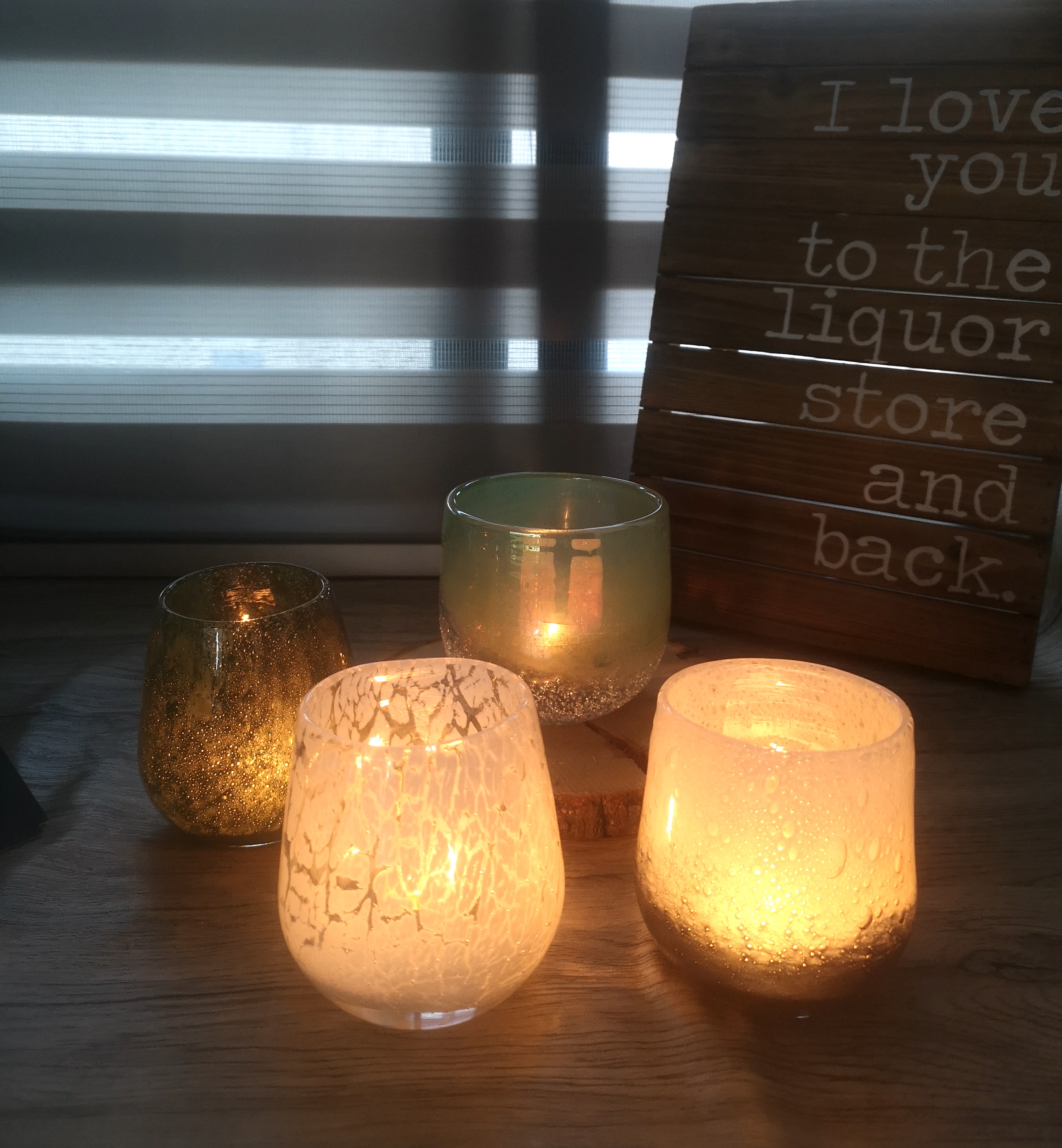 Glass Candle Holder for Tealight or Candle Making HP231