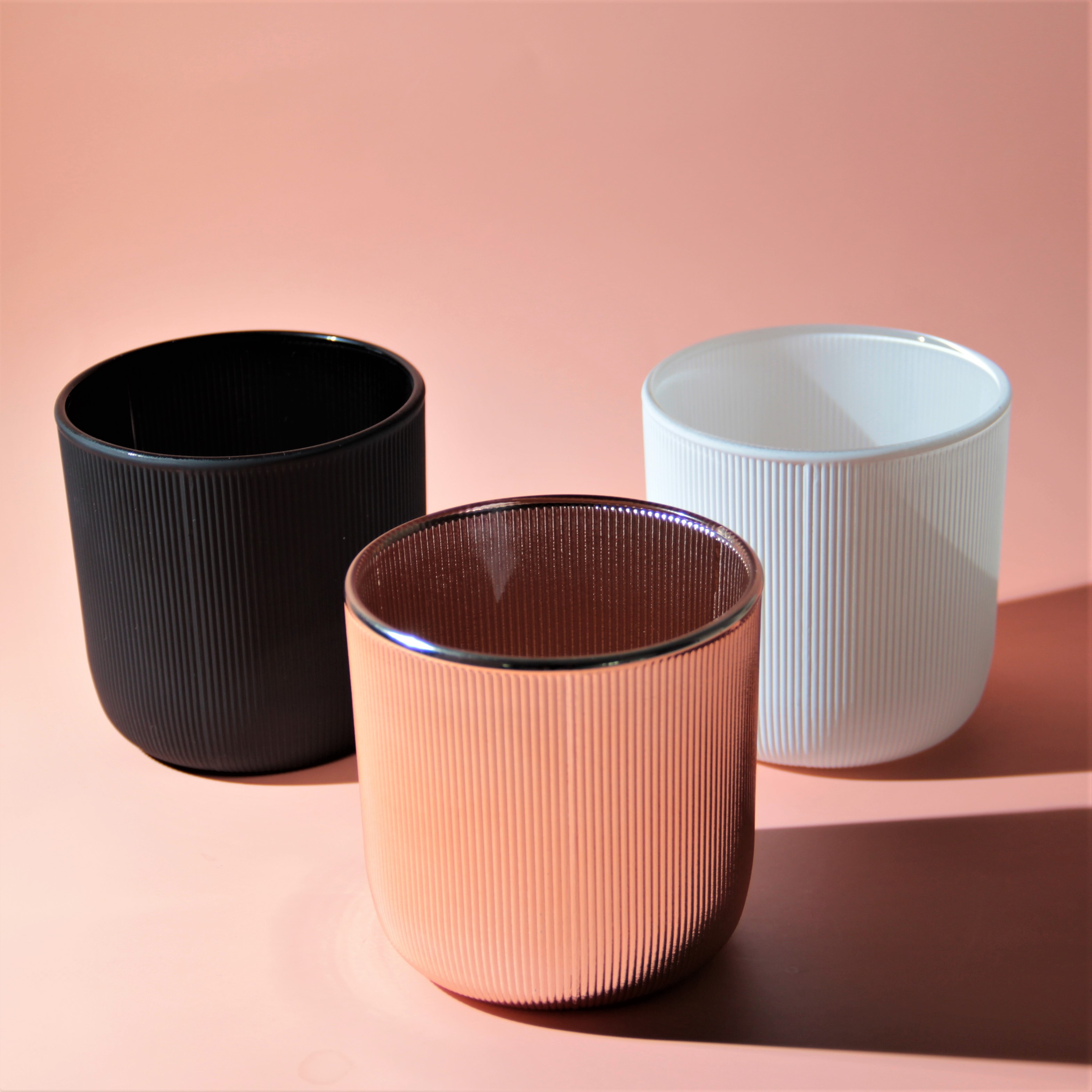 Small Glass Containers Cups Jar for Soy Wax Candle Making ZT101