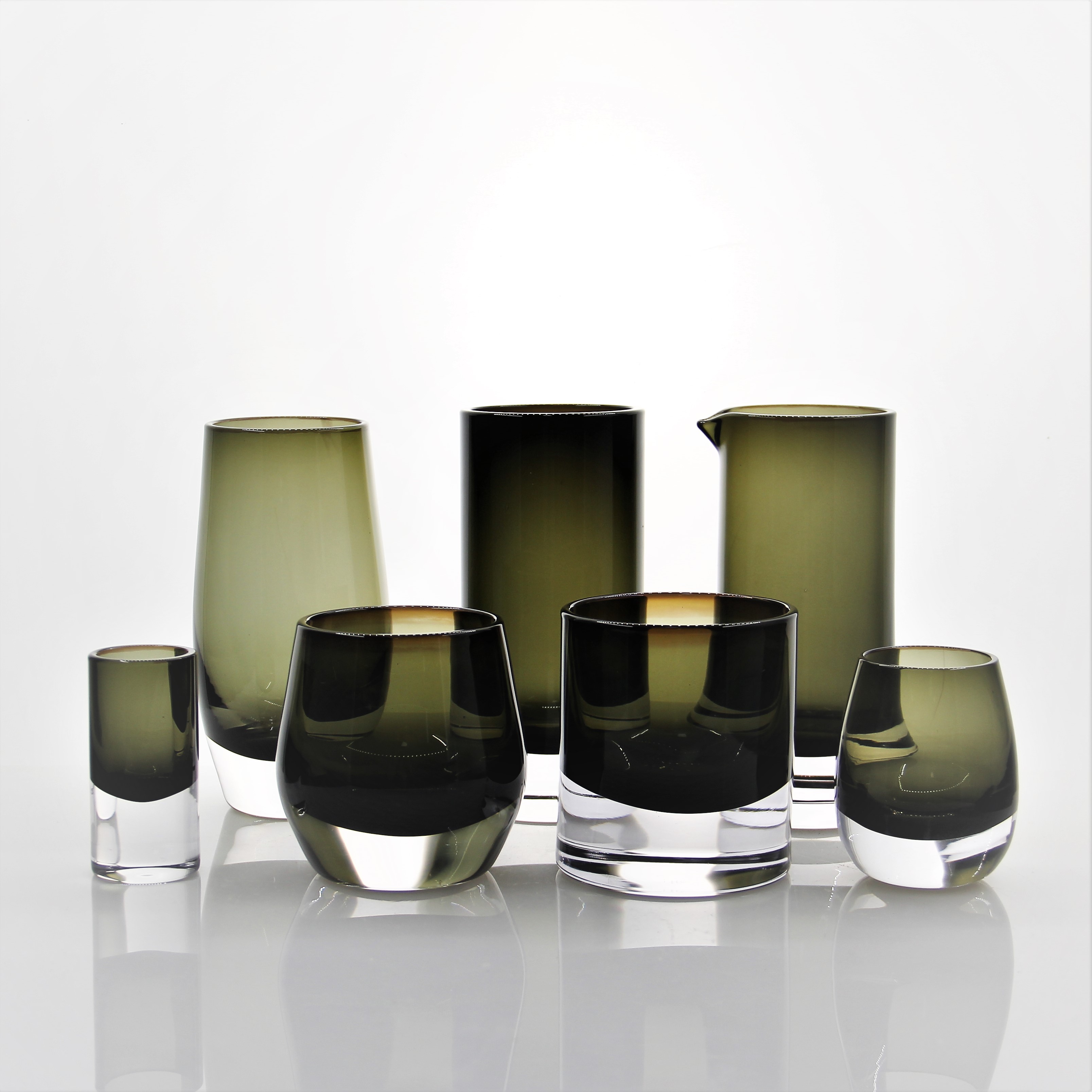 Custom Nordic Handblown Colored Glass Tumbler CXW1676