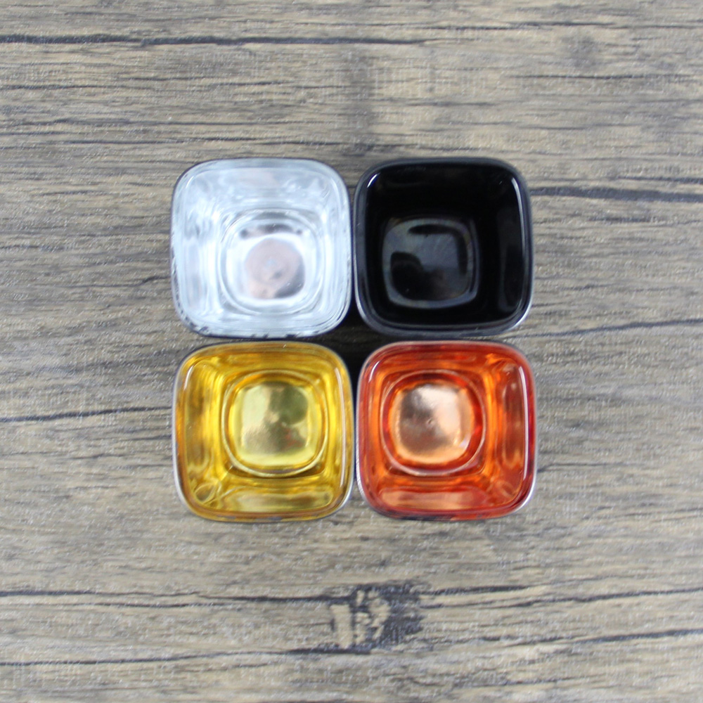 Black square Small Mini 70 ml Tequila Shot Glasses CXW1578