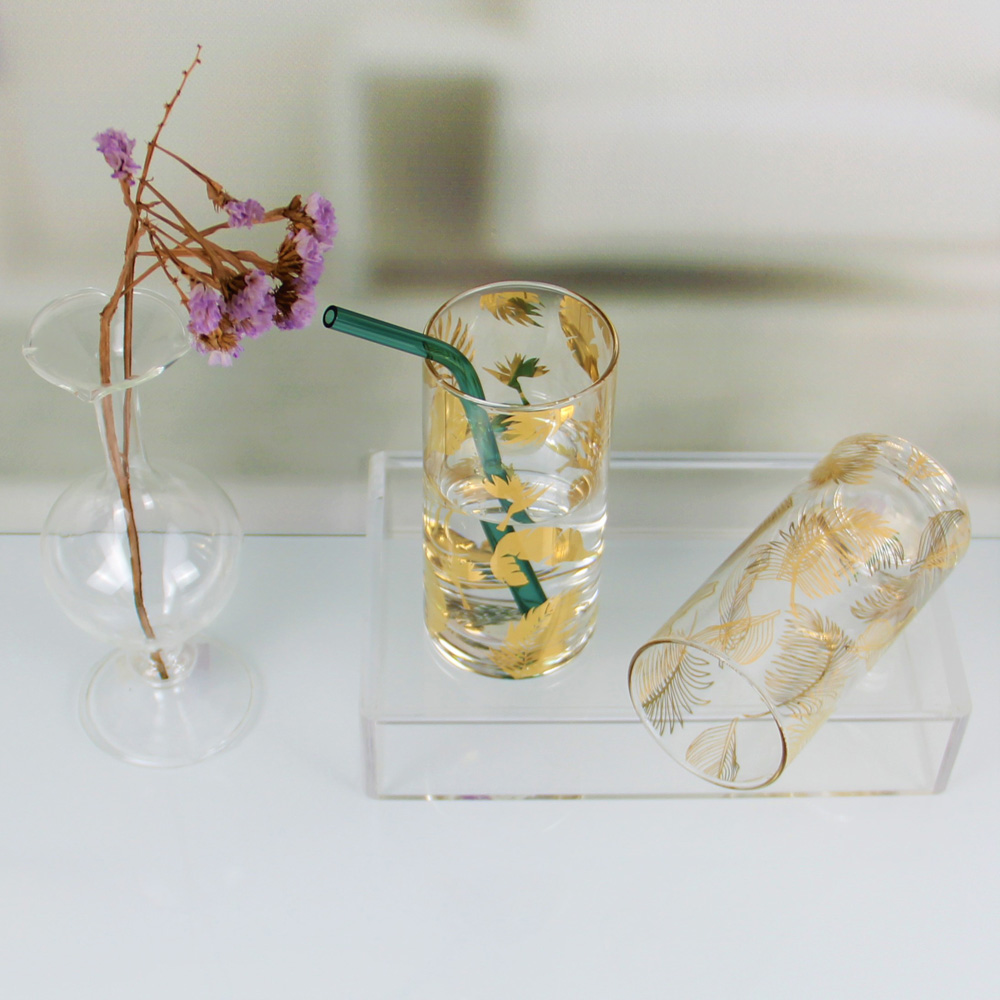 Modern Luxury 430ml Glass Tumbler Cup CXW227