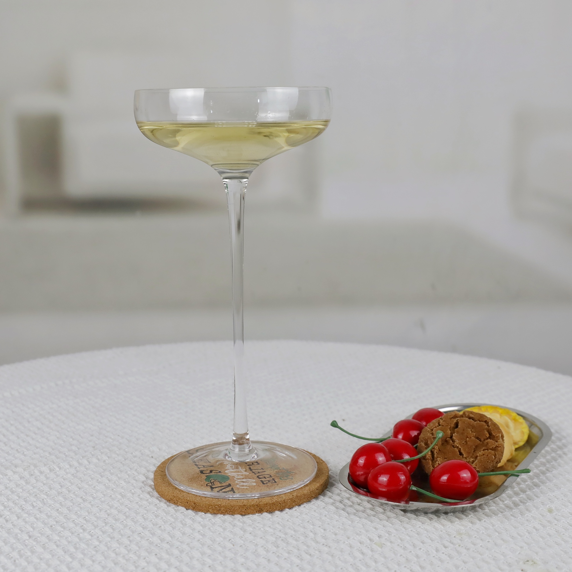 Custom Tall Cocktail Glass for Wedding JW007