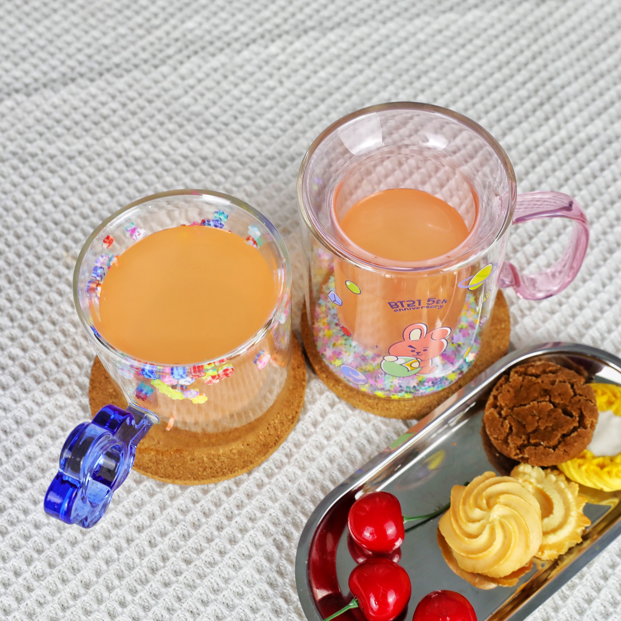 Creative Cartoon Double Wall Glass Cup Drinking Glasses ZL016