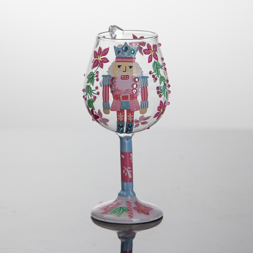 Handpainted Glass Christmas Ornament HJB1904